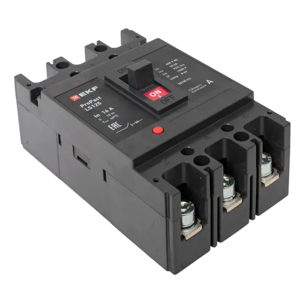 Автоматический выключатель LS125 18кА 3P 16А ProPact EKF