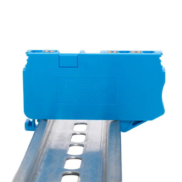 Заглушка для 2.5 Push-in 3 вывода синяя