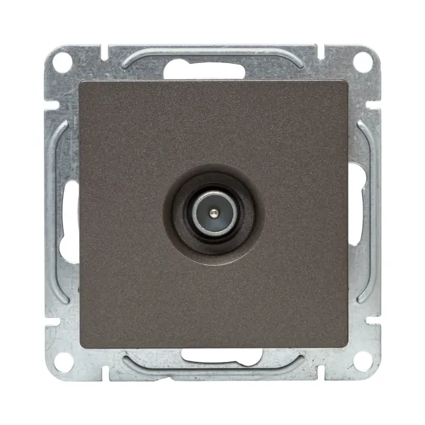 Механизм розетки TV, оконечная, мокко Эпика EKF