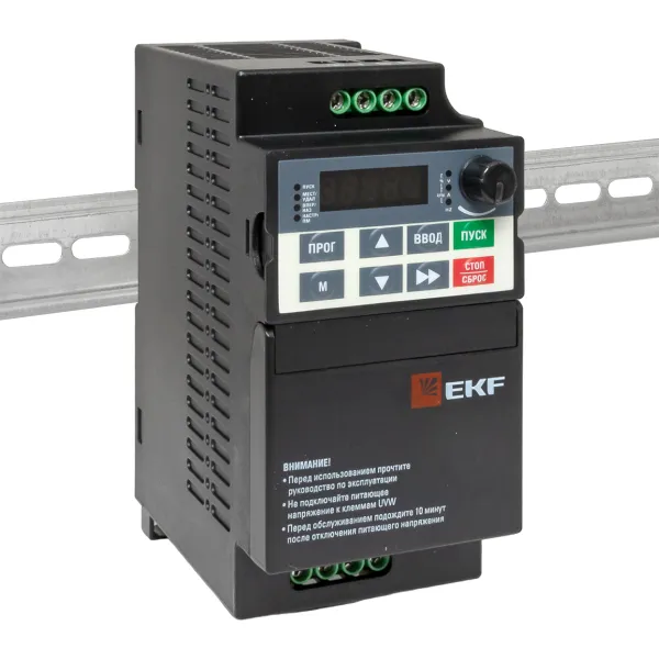 Преобразователь частоты 0,75 кВт 1х230В VECTOR-80 EKF Basic