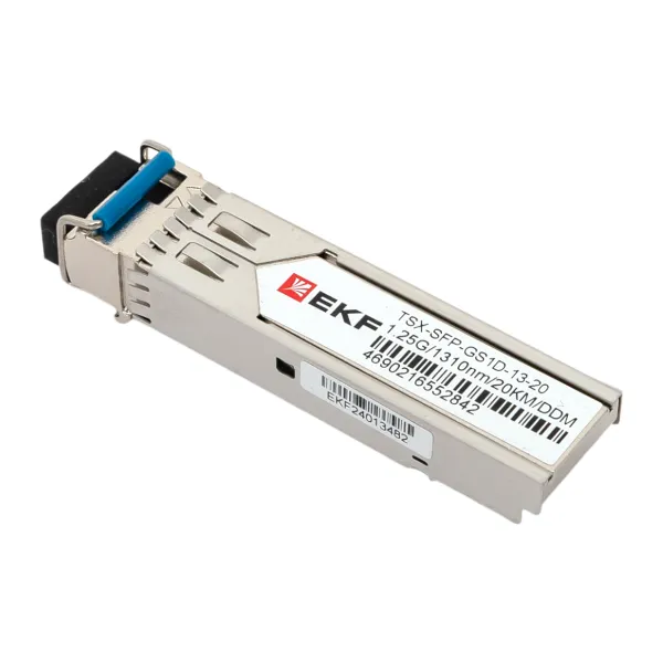 SFP модуль 1,25 Гбит одинарное одномодовое оптоволокно передача 1310нм дальность 20км TSX EKF
