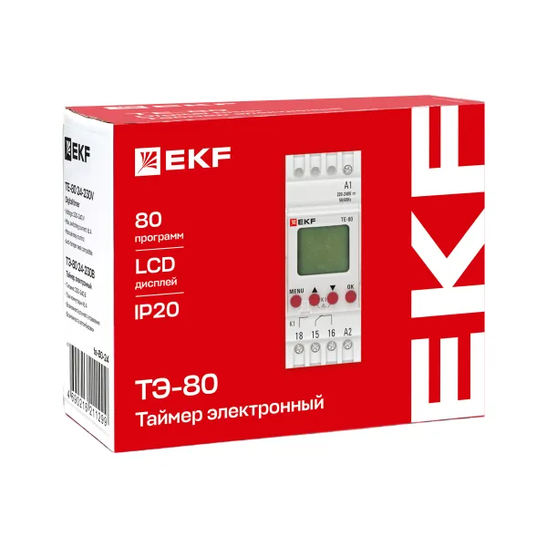 Таймер электронный ТЭ-80 24-230В EKF PROxima