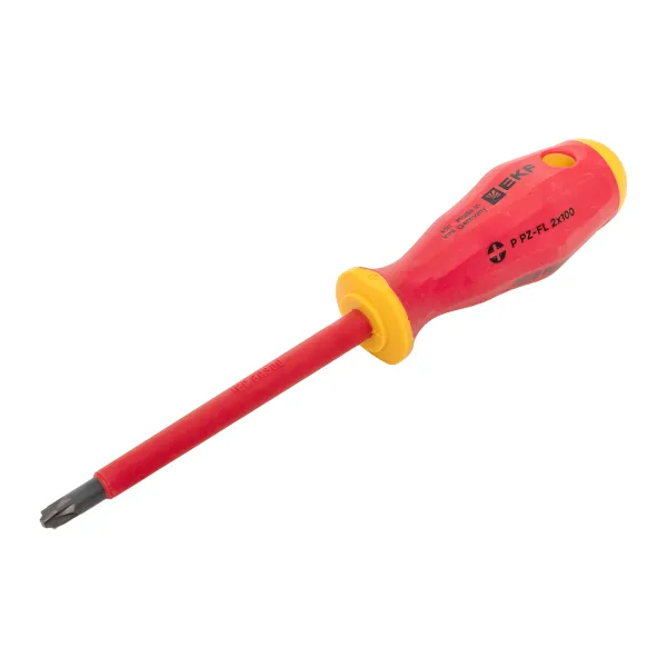 Отвертка Professional PZ-FL2х100 мм VDE 1000В EKF