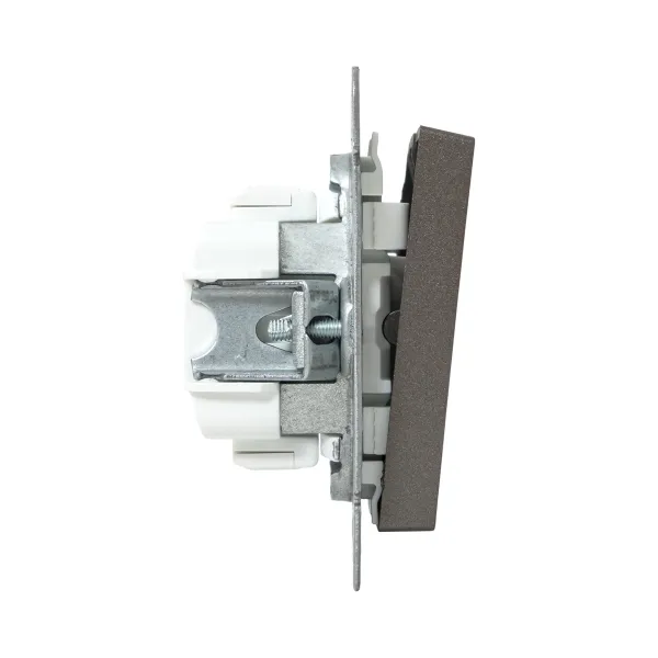 Механизм выключателя, трёхклавишный, мокко Эпика EKF