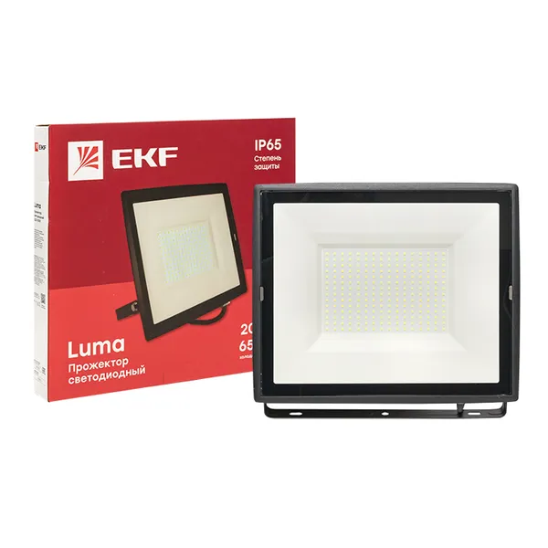 Прожектор светодиодный СДО-3008 200Вт 6500К IP65 LUMA EKF