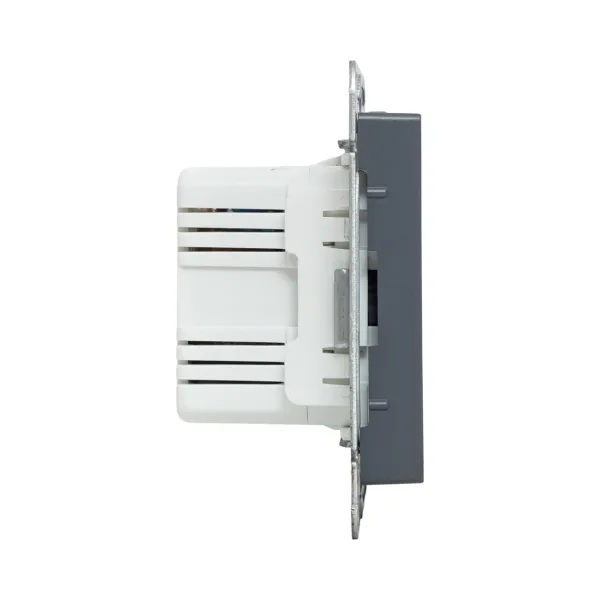 Механизм розетки USB-C - 2шт, графит Эпика EKF