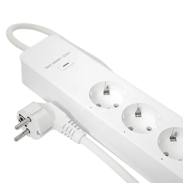 Умный удлинитель c USB Wi-Fi PRO EKF Connect