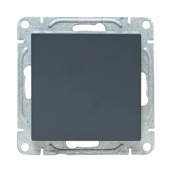 Механизм выключателя, одноклавишный, перекрёстный, графит Эпика EKF