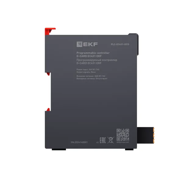Программируемый логический контроллер (ПЛК) EC431 D-CARD EKF