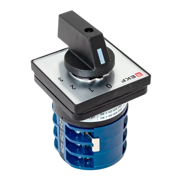 Переключатель кулачковый ПК-1-102 32А 2P «0-1-2-3» IP65 EKF