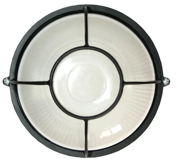 Светильник BLS-1304 черный/круг солнце 60Вт IP54 EKF Basic