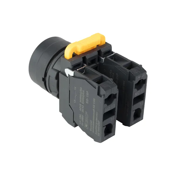 Кнопка SB-31 плоская с фиксацией 1NO+1NС красная IP65 EKF