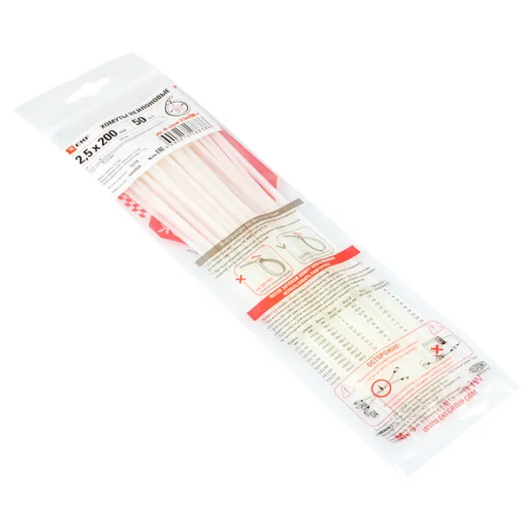 Хомут P6.6 стандартный (б), 2.5x200 (100шт) FlexLock EKF
