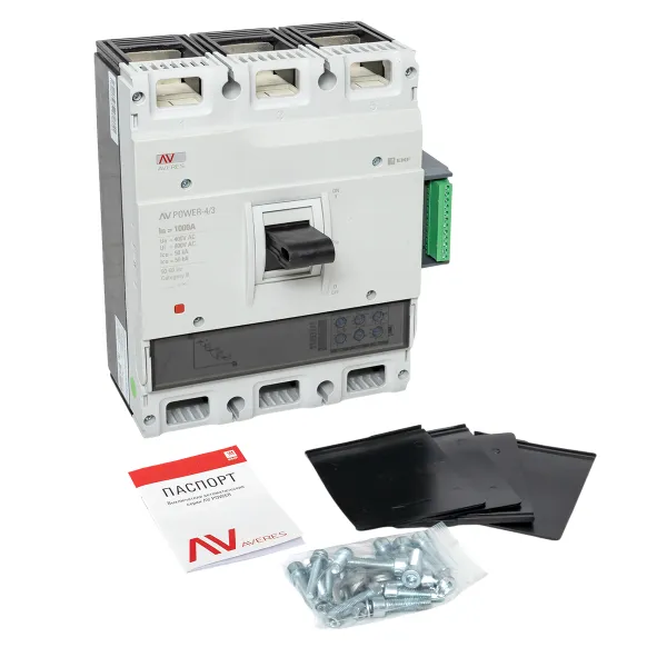 Автоматический выключатель AV POWER-4/3 1000А 100kA ETU6.2 EKF AVERES