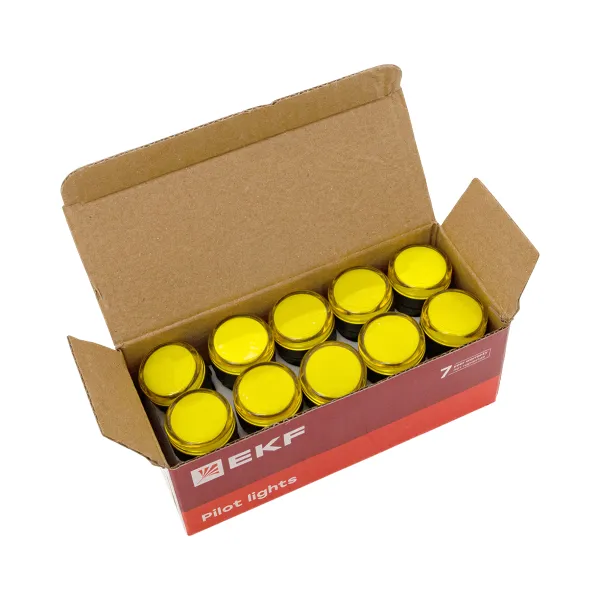 Матрица светодиодная AD16-22HS желтая 24В AC/DC EKF PROxima