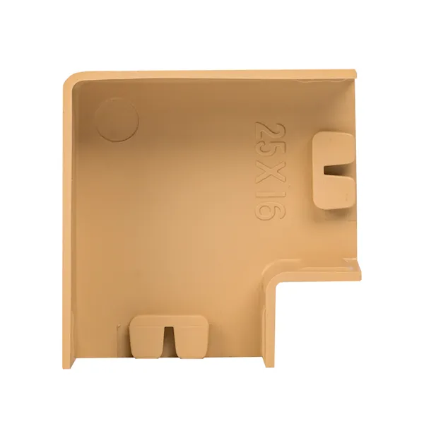 Поворот 90 гр. (25х16) (4 шт) светлое дерево EKF-Plast