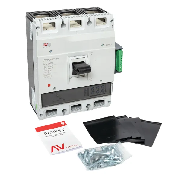 Автоматический выключатель AV POWER-4/3 1000А 50kA ETU2.2 EKF AVERES