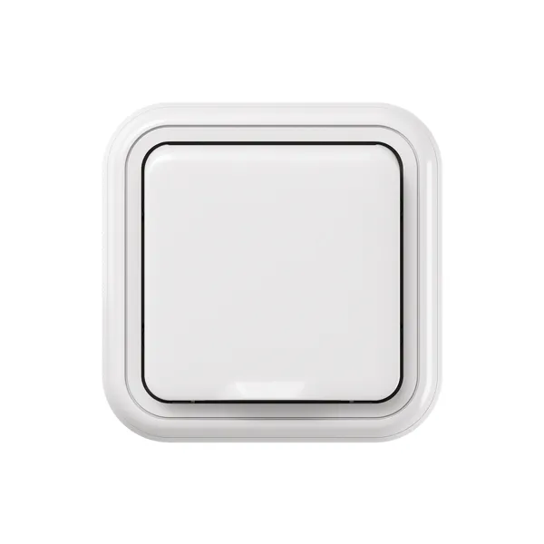 Розетка, одноместная, СП, винтовые клеммы белый, Бронто EKF