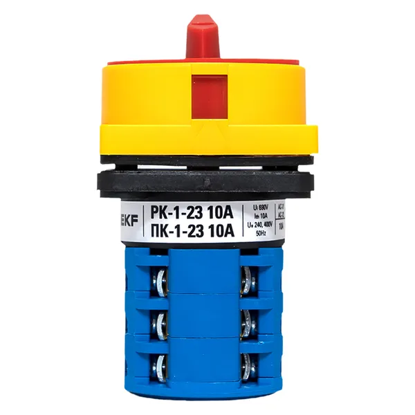 Переключатель кулачковый ПК-1-23 10А 3P "1-0-2" с блокировкой IP65 EKF PROxima
