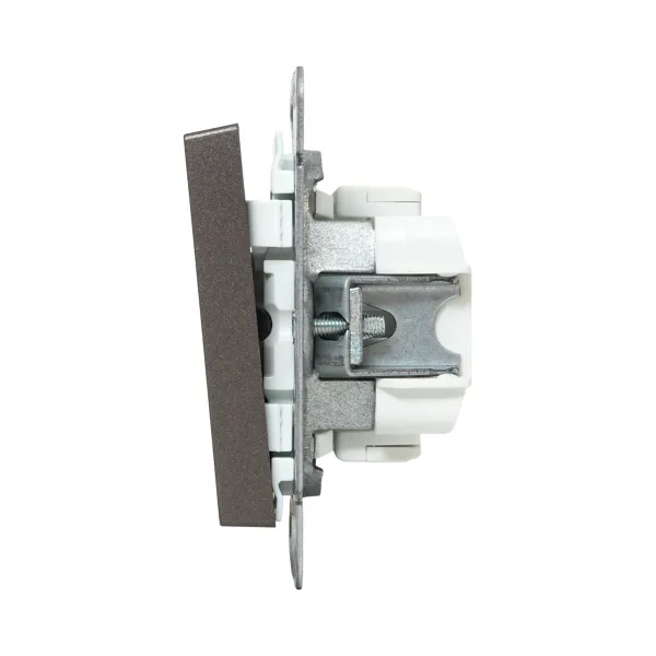 Механизм выключателя, одноклавишный, мокко Эпика EKF