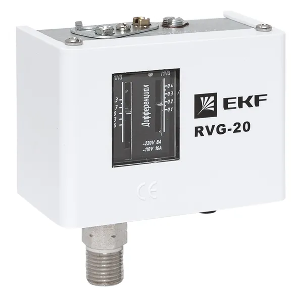 Реле избыточного давления EKF RVG-20-1,6 (1,6 МПа)