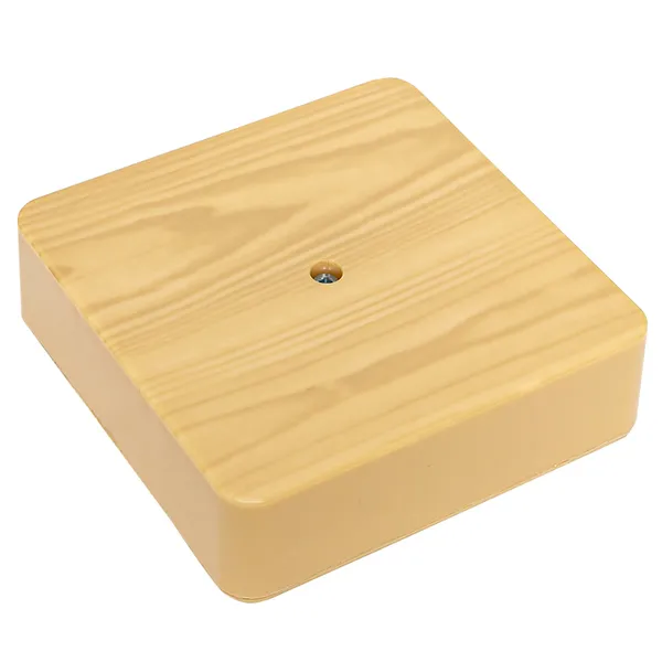 Коробка разветвительная KMP-030-032 (100х100х28) светлое дерево EKF PROxima