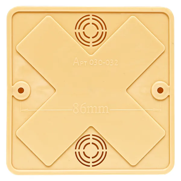 Коробка разветвительная KMP-030-032 (100х100х28) светлое дерево EKF PROxima