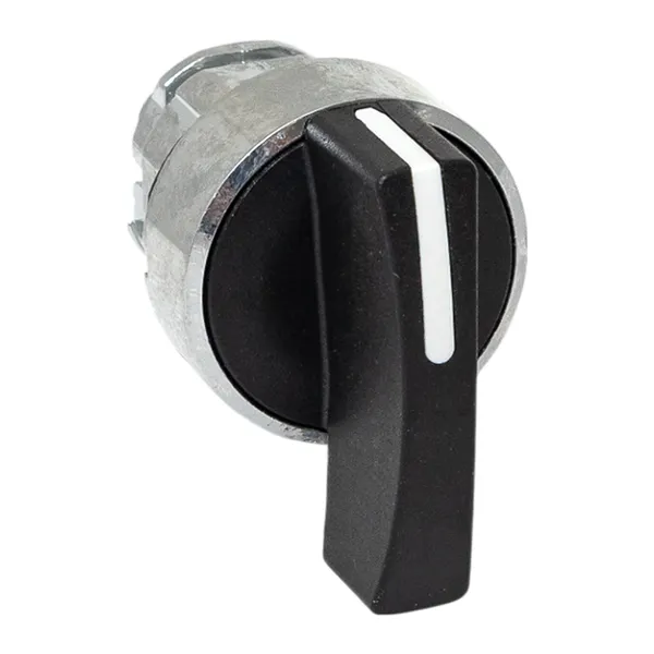 Исполнительный механизм переключателя ХB4 на 3 положения возвратный без фиксации, без подсветки с длинной ручкой IP65 EKF