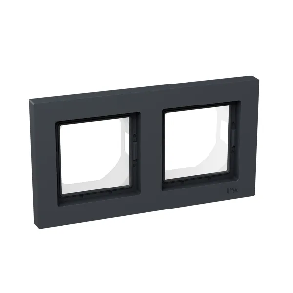 2 - местная рамка, IP44, графит, пластик Эпика EKF