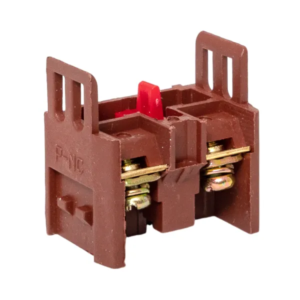Контакт дополнительный для светосигнальной арматуры NC бордовый EKF PROxima