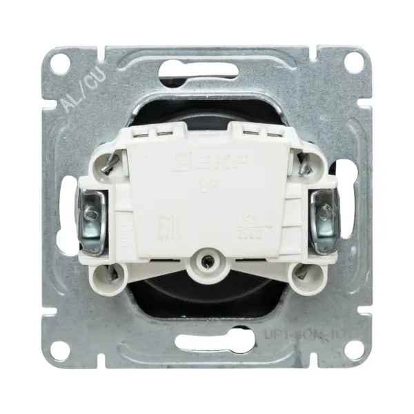 Механизм розетки, 16А, без заземления, со шторками, мокко Эпика EKF