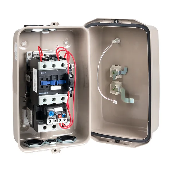 Пускатель в корпусе IP65 КМЭ 65А 400В с РТЭ Ir-48-65А и индик. EKF PROxima