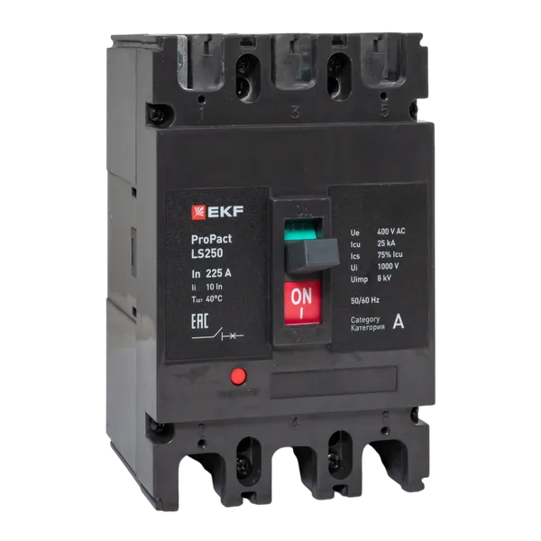 Автоматический выключатель LS250 25кА 3P 225А ProPact EKF