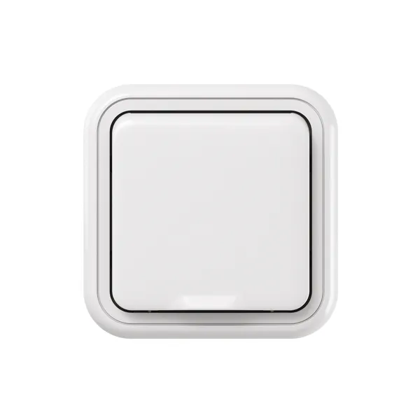 Розетка, одноместная, ОП, винтовые клеммы белый, Бронто EKF