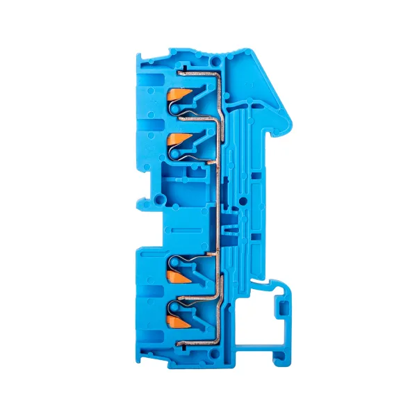 Клемма Push-in 2.5 мм2 4 вывода синяя EKF