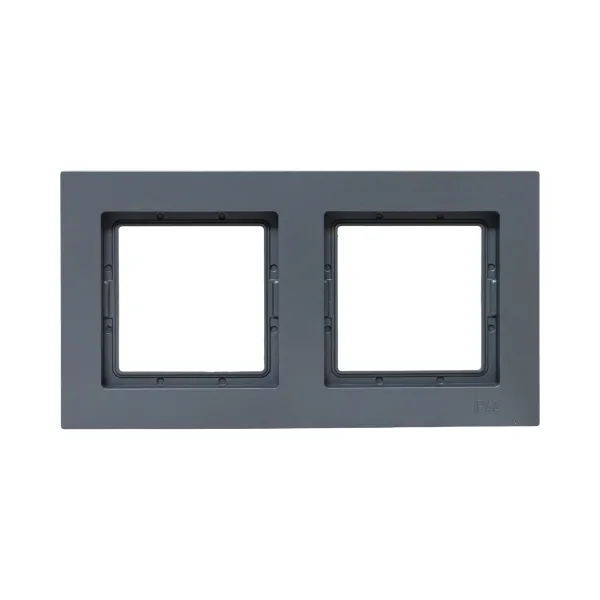 2 - местная рамка, IP44, графит, пластик Эпика EKF