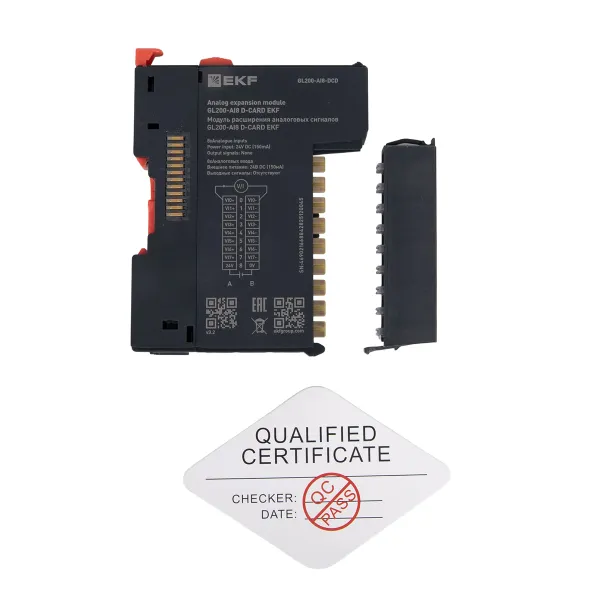 Модуль расширения аналоговых сигналов GL200-AI8 D-CARD EKF