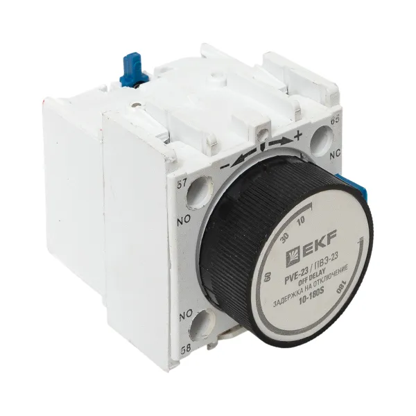 Приставка выдержки времени отключения ПВЭ-23 10-180сек NO+NC EKF PROxima