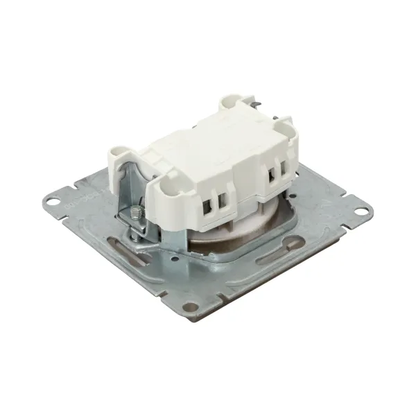 Механизм розетки, 16А, без заземления, без шторок, шампань Эпика EKF