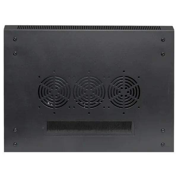 Шкаф настенный 19" TERACOM PRO 12U 600х450 мм дверь стеклянная с замком-ручкой чёрный