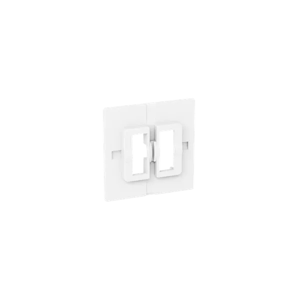 Пластина переходная для 1 или 2х клавишного выключателя, IP44, белая Эпика EKF
