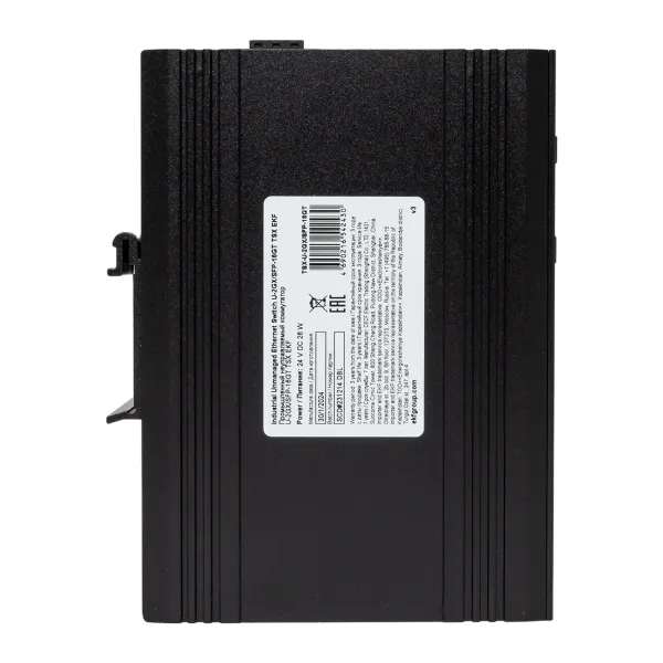 Промышленный неуправляемый коммутатор U-2GX/SFP-16GT, 2 порта 1000Base-X SFP, 16 портов 10/100/1000Base-T(X) RJ45, монтаж на динрейку TSX EKF