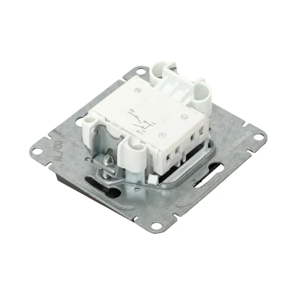 Механизм выключателя, двухклавишный, мокко Эпика EKF