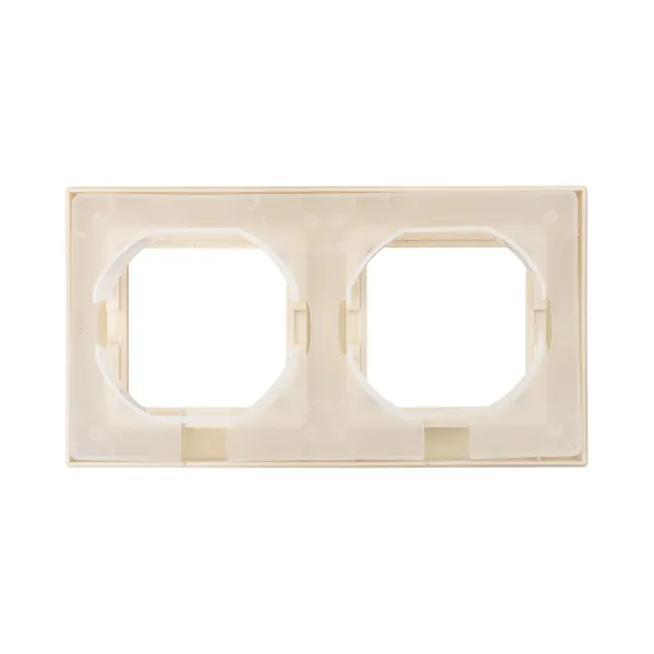 2 - местная рамка, IP44, кремовая, пластик Эпика EKF