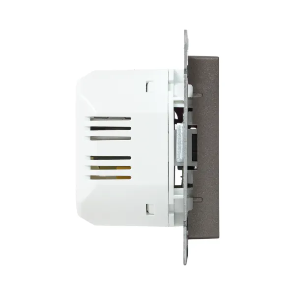 Механизм розетки USB-С, быстрая, мокко Эпика EKF