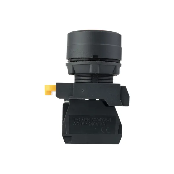 Кнопка SB-31 плоская с фиксацией 1NO красная IP65 EKF