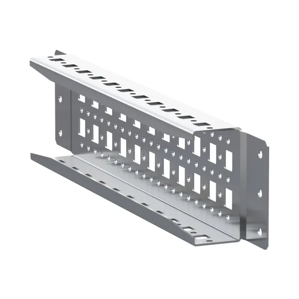 Рейка монтажная широкая перфорированная с накладным креплением Д400 (2 шт) EKF AleSta