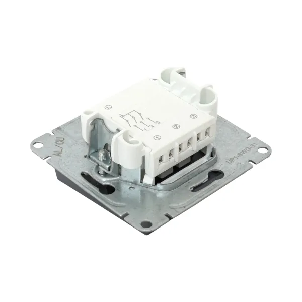 Механизм выключателя, трёхклавишный, графит Эпика EKF