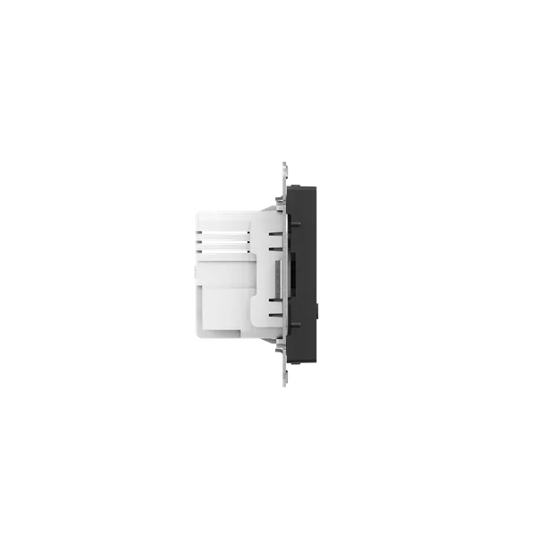 Механизм розетки USB-С, быстрая, чёрная Эпика EKF