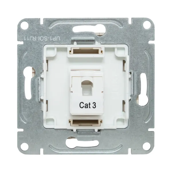 Механизм розетки RJ11, кремовый Эпика EKF